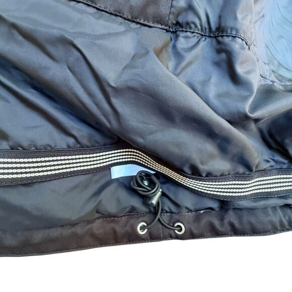 Obermeyer Ski Jacket Women's 10 Black Neon Pink & Green Full Zip Hooded Coat - Picture 14 of 15